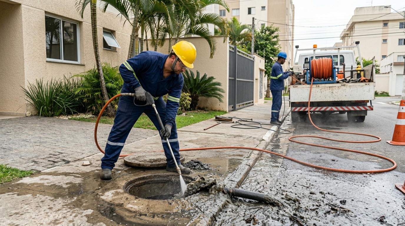 Hidrojateamento Industrial em Sorocaba‑SP