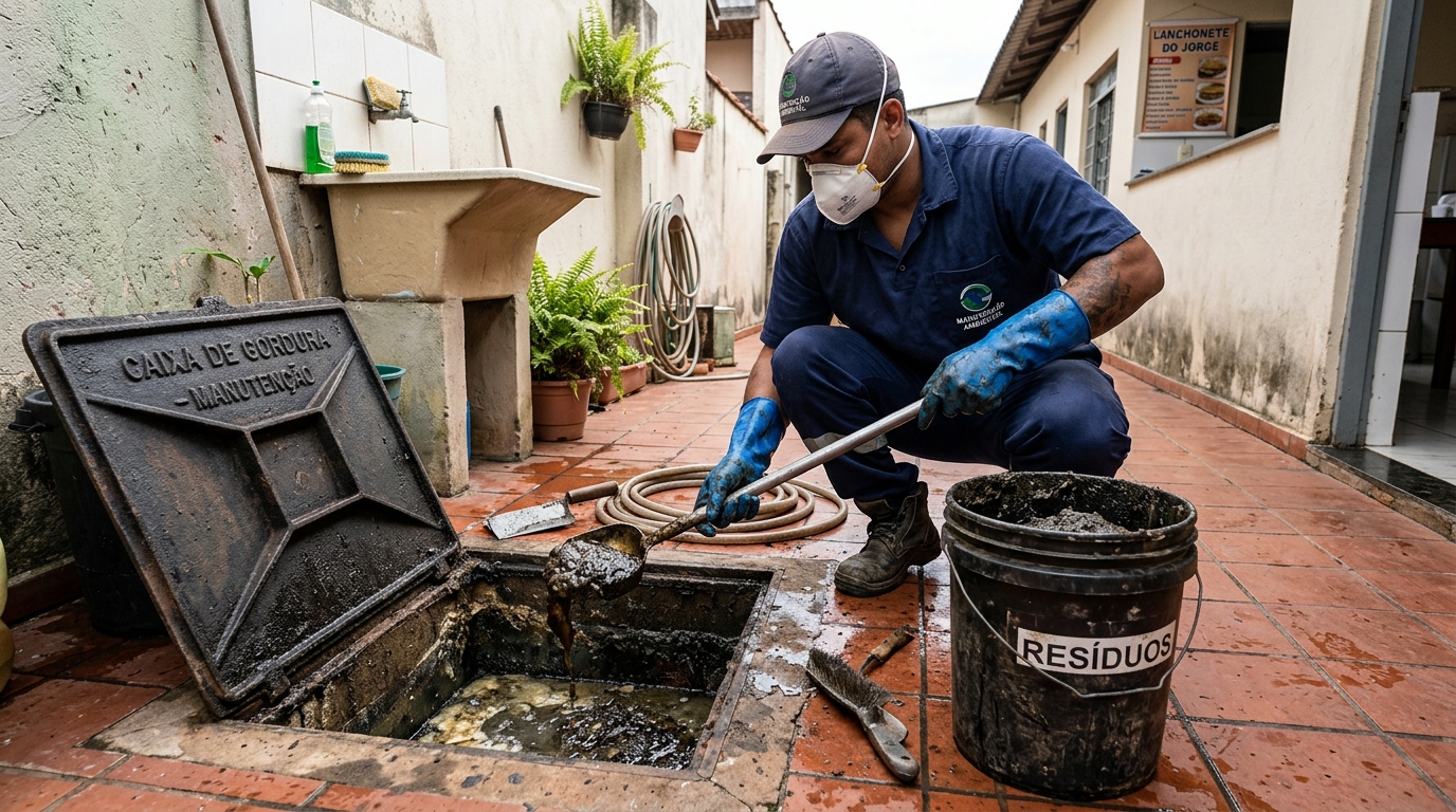 Manutenção de Caixa de Gordura em Sorocaba‑SP