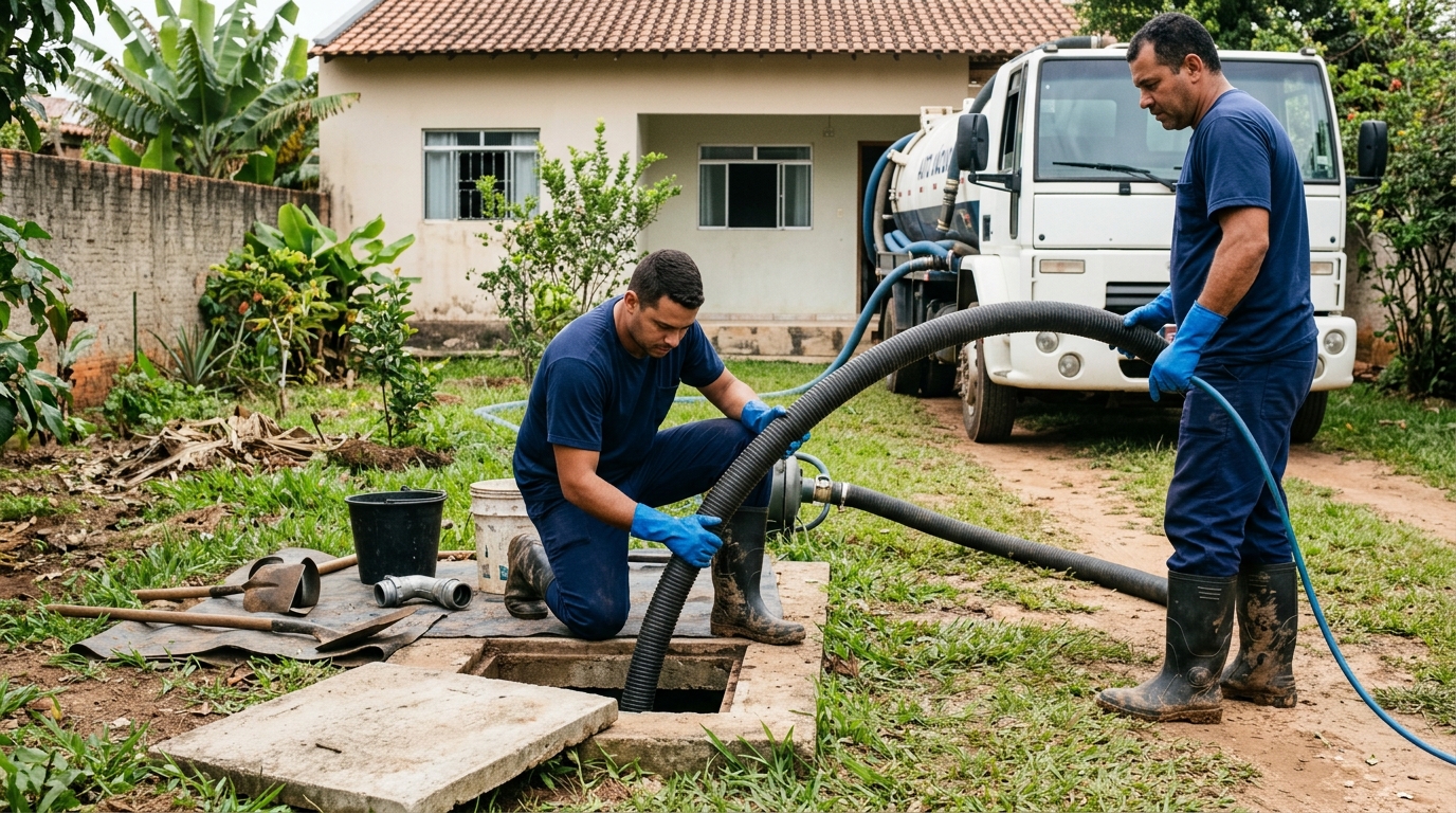 Sucção de Fossa em Sorocaba‑SP